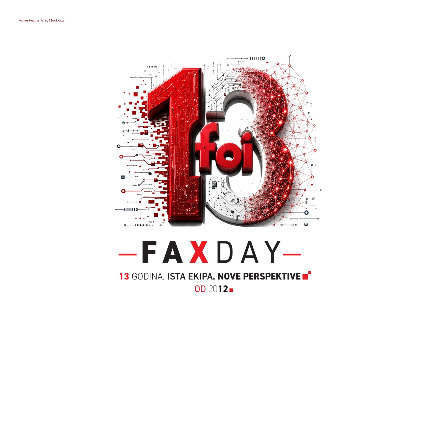 FOI Faxday 2026 stražnji dizajn