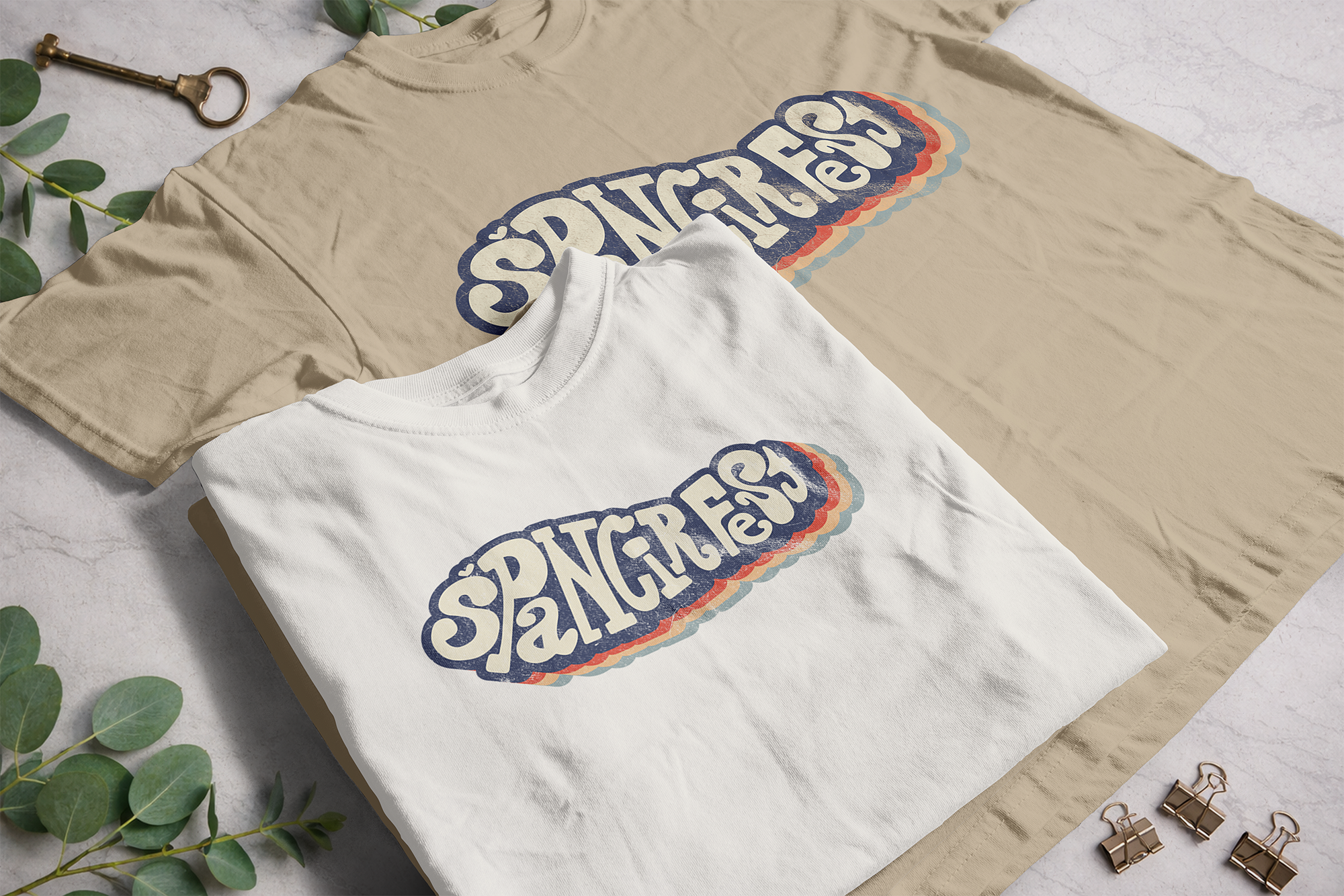 Špancirfest retro logo, 2022. Edition
